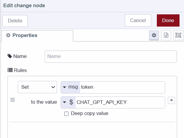 Setting msg's property for Chat-gpt token "Setting msg's property for Chat-gpt token"